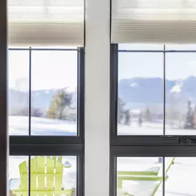 Frame your view beautifully with custom Roman shades from GrandView Blinds & Design. Offering a perfect blend of style and functionality, these shades enhance privacy while maintaining natural light.