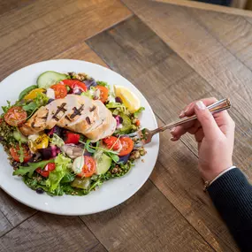 Rainbow Grain Salad with Chicken