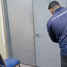 Replacing a fire-rated door, Long Island City