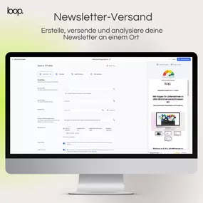 Benutzerfreundliches Newsletter-Tool für den einfachen Versand an Zielgruppen. Inklusive Vorschau-Funktion, Kontaktsegmentierung und personalisierten Inhalten.