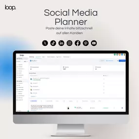 Zentrale Planung von Social Media Inhalten über alle Plattformen hinweg. Beiträge erstellen, zeitlich steuern und automatisiert veröffentlichen – alles in einer Oberfläche.