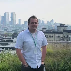 Britton at the Facebook campus in Seattle