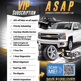 Ambrosia’s Service VIP Subscription Plan