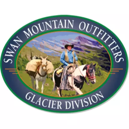 Logo from Swan Mountain Outfitters Apgar Corral