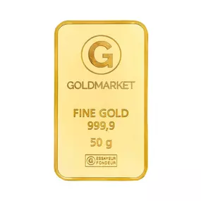 Lingot Or 50g - GOLDMARKET Versailles - Investir dans l'Or