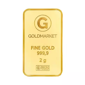 Lingot Or 2g - GOLDMARKET Versailles - Investir dans l'Or