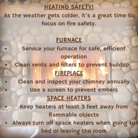 Keep you and your family safe by making sure your heating elements are clean!