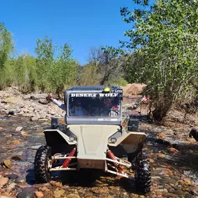 Experience the thrill of an ATV rental with Desert Wolf Tours as you navigate Arizona's rugged terrain and beautiful creeks, which are perfect for adventure seekers!