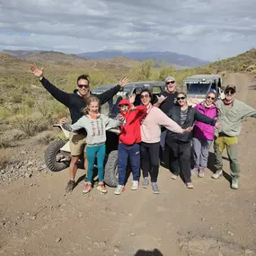 This joyful family had an incredible time on a family ATV tour and adventure with Desert Wolf Tours! Perfect for all ages, this experience combines thrilling rides and breathtaking desert landscapes for unforgettable family memories.