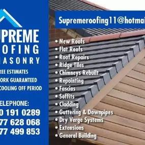 Bild von Supreme Roofing & Masonary