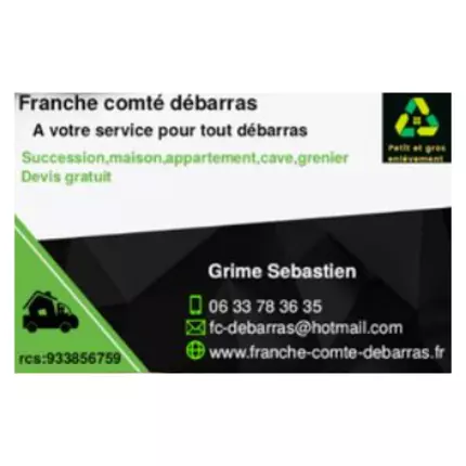 Logotyp från franche comté débarras