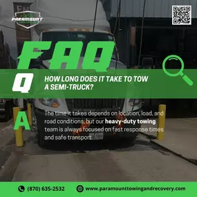 Paramount Towing & Recovery - 24-Hour Semi-Truck Towing
