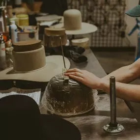 At Greeley Hat Works, we know that everyone is unique—your head shape, size, and fit preferences. That’s why we take the extra step of measuring every block before we craft your hat. ⁠
⁠
Whether you’re ordering your first hat or adding to your collection, we measure not only the circumference but also the height to ensure your hat fits just right, for comfort, style, and durability, so it feels just right every time you wear it.⁠
⁠
Because at Greeley Hat Works, it's all about the details.⁠
⁠
Pho