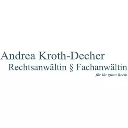 Logo from Andrea Kroth-Decher | Rechtsanwältin § Fachanwältin | Kanzlei für Familien- und Erbrecht