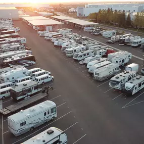 Boat storage in West Sacramento, California