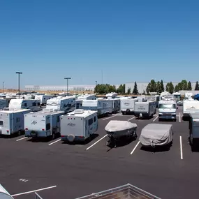 Open RV parking in West Sacramento, CA