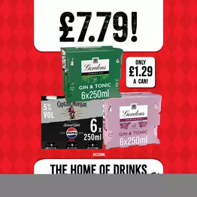 £5.99 on selected ales