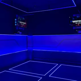 Foto des VR-Raums - einer der Bereiche des VR-Freizeitparks