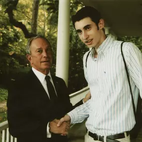 Edward Sturm early in his career with Michael Bloomberg.