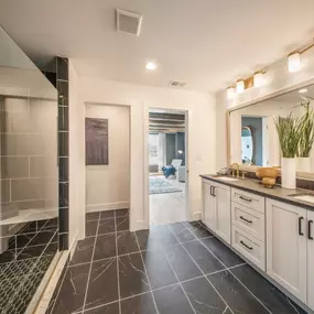 Stunning finishes in the primary bathroom