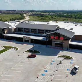 Bridgeland H-E-B drone shot courtesy of Building Bridgeland Facebook page