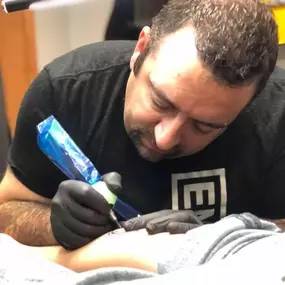 A third generation entrepreneur, and lifelong Kenosha resident, With his commitment to excellence and dedication, he has assembled the best team he could find.  Jon is also one of the most sought after piercers in the area.