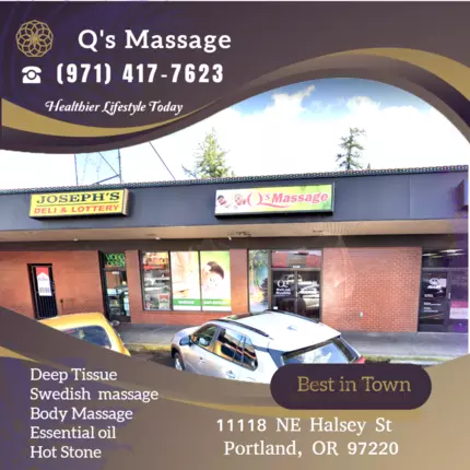 Logo from Q's Massage