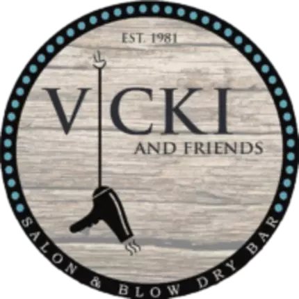 Logo from Vicki and Friends Salon & Blow Dry Bar