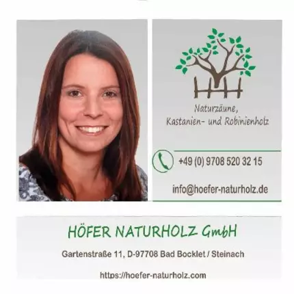 Logo van Höfer Naturholz GmbH