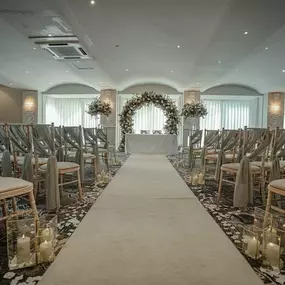 Park Suite wedding set-up