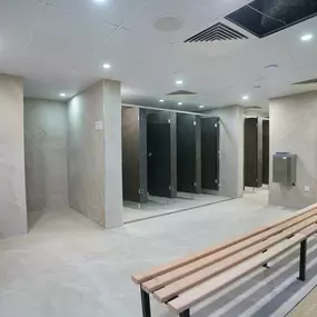 Gym & spa changing rooms