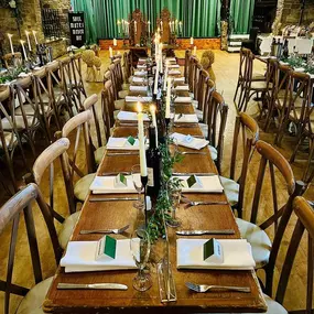 Medieval Banquet Wedding Set up