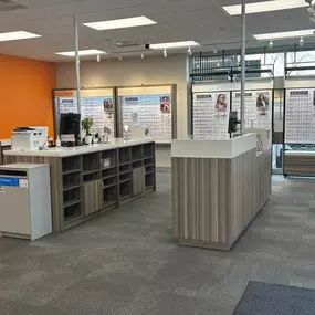 Store Interior at Stanton Optical Store Muncie, IN 47303