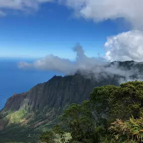 Kalau lookout with cloud forming a dragon