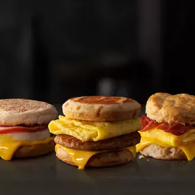 McDonald's All Day Breakfast Sandwiches