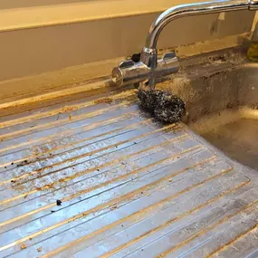 End of tenancy Kitchen Sink Cleaning After