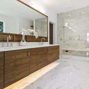 Sleek and modern bathroom project