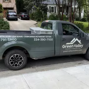 Green Valley Roofing & Construction Truck, Daphne Alabama