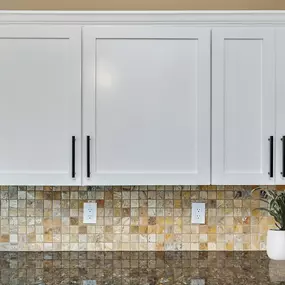 Kitchen after cabinet painting