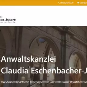 Bild von Rechtsanwältin Claudia Eschenbacher-Joseph