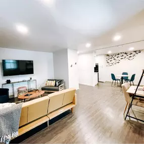 living room, The Shay, an apartment community in downtown Oklahoma City that leases studio and 1 bedroom apartment homes