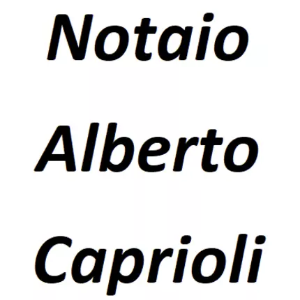 Logo de Notaio Alberto Caprioli