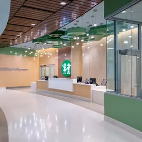 Arthur M. Blank Hospital Emergency Department welcome desk