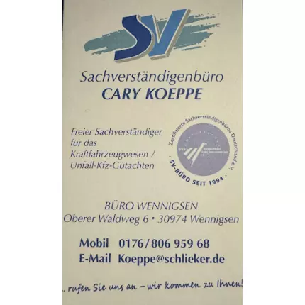 Logo fra SV Büro Cary Koeppe UG