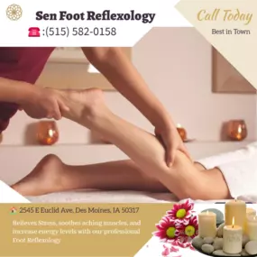 By applying pressure to reflex areas, a reflexologist is said to remove energy blockages and promote
 health in the related body area.