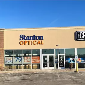 Storefront at Stanton Optical Store Rockford IL 61108