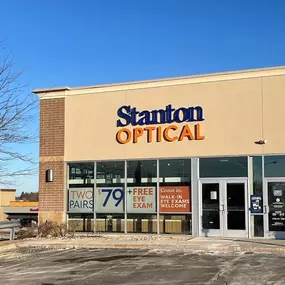 Storefront at Stanton Optical Store Rockford IL 61108