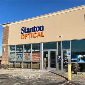 Storefront at Stanton Optical Store Rockford IL 61108