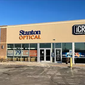 Storefront at Stanton Optical Store Rockford IL 61108