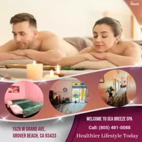 A couple's massage is just like any other massage service, 
but you and your partner receive the massage at the same time, 
on separate tables, and by two different massage therapists. 
The massage is generally offered in a private room on side-by-side massage tables.